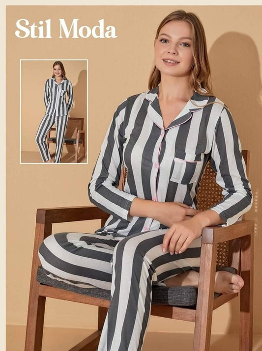 PYJAMA STIL MODA AVEC BOUTON